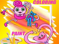 Huggy Wuggy Coloring - Poppy Playtime Games