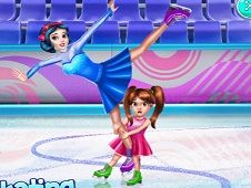 Snow White Ice Skating Contest