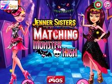 Jenner Sisters Matching Monster High