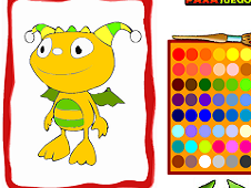 Henry Hugglemonster Coloring Online