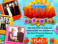 One Direction Scramble Online