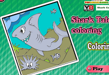 Shark Tale Coloring Online