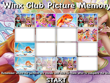 Winx Club Picture Memory Online