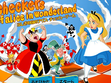 Alice in Wonderland Checkers Online
