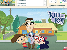 Kid vs Kat Cool Puzzle Online