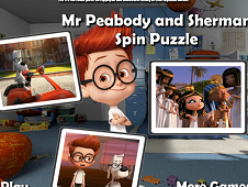 Mr. Peabody And Sherman Spin Puzzle Online