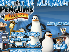 The Penguins of Madagascar Spot the Alphabet