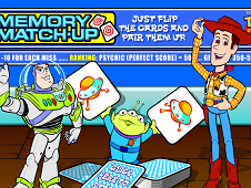 Toy Story Memory Match Up Online