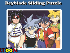 Beyblade Sliding Puzzle Online