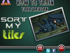 How to Train Your Dragon Sort my Tiles Online