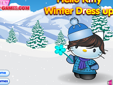 Hello Kitty Winter Dress Up Online