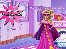 Super Barbie Housekeeping Day