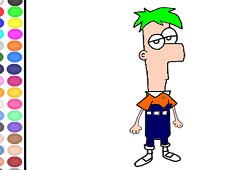 Coloring Ferb Online