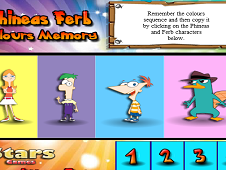 Phineas and Ferb Color Memory