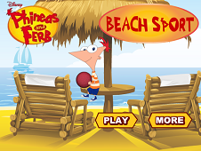 Phineas and Ferb Beach Sport Online