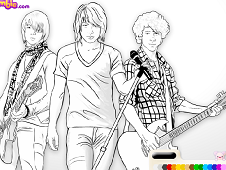 Jonas Brothers Coloring Online