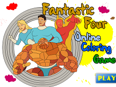 Fantastic Four Online Coloring Online