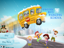 Winter School Bus Parking