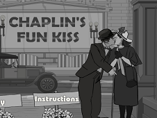 Charlie Chaplin Fun Kiss
