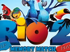 Rio 2 Memory Match Online