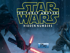 Star Wars the Force Awakens Hidden Numbers Online