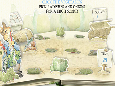 Peter Rabbit Vegetable Chase Online