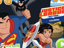 Justice League Action Coloring