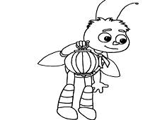 Luntik Paint Bee Online