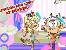 Leni and Lincoln Shower