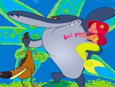 Zig and Sharko Puzzle Online