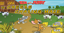 Tom and Jerry in Cheese Chasing Maze Online