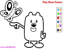 Wubbzy Coloring Game