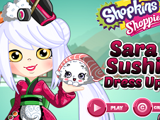 Shopkins Shoppies Sara Sushi Dress Up