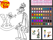 Phineas and Ferb Coloring Online