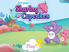 Care Bear Sharing Cupcakes