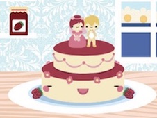 Kawaii Wedding Cake Online