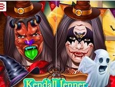 Kendall Jenner Halloween Face Art Online