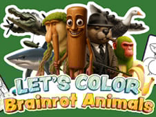 Let's Color Brainrot Animals