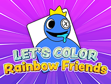Let's Color: Rainbow Friends