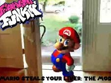 Mario Steals Your Liver as a FNF Mod Online