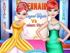 Mermaid Royal Style vs Modern Style Online