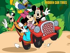 Mickey Mouse Car Hidden Tires