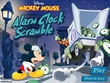 Mickey Mouse Alarm Clock Scramble  Online
