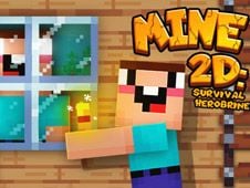 Mine 2D Survival Herobrine Online