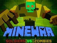 MineWar Soldiers vs Zombies Online