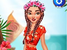 Moana Stylish Tropical Flowers