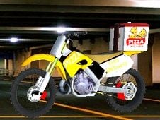 Motor Bike Pizza Delivery