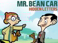 Mr Bean Car Hidden Letters