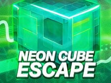 Neon Cube Escape - story pixel avoid-em-up