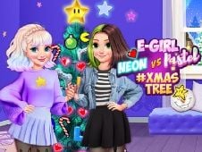 Neon vs E Girl Xmas Tree Deco  Online